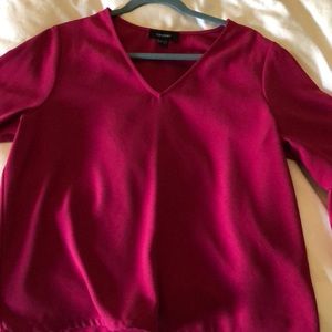 Like new Karen Kane Womens Blouse, Hot pink